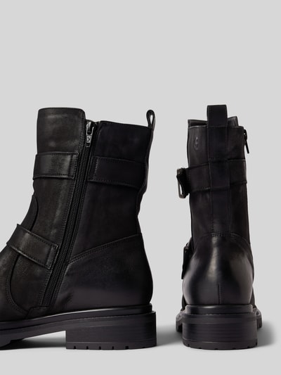 Peek & Cloppenburg TamarisLederstiefel mit Dornschließen in black Outlet