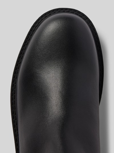 Peek & Cloppenburg BOSSLederstiefel mit Label-Detail Modell 'Rebby' in black Angebote