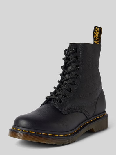 Peek & Cloppenburg Dr. MartensSchnürboots aus Leder mit Ziernaht Modell 'Eye' in black im Angebot