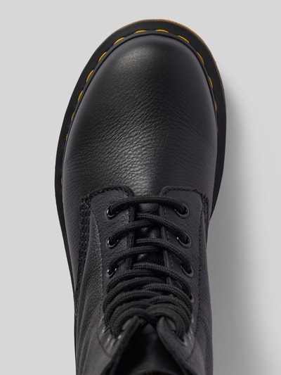 Peek & Cloppenburg Dr. MartensSchnürboots aus Leder mit Ziernaht Modell 'Eye' in black im Angebot