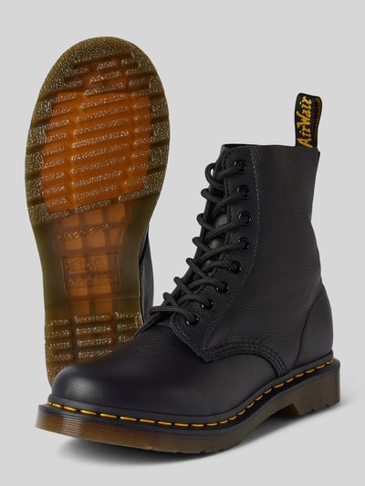 Peek & Cloppenburg Dr. MartensSchnürboots aus Leder mit Ziernaht Modell 'Eye' in black im Angebot