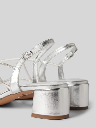 Peek & Cloppenburg TamarisSandaletten mit Dornschließe in silber Fabrikverkauf