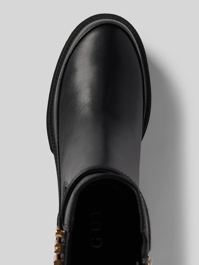 Peek & Cloppenburg GuessChelsea Boots mit Label-Applikation Modell 'YELMA' in black Sonderangebot