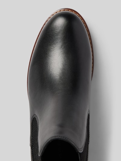 Peek & Cloppenburg TamarisChelsea Boots aus Leder mit Ziernaht in black Exklusivangebot