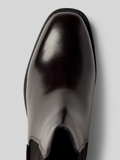 Peek & Cloppenburg GantChelsea Boots aus Leder mit Label-Detail Modell 'Fayy' in bordeaux Black Friday