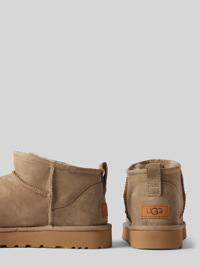Peek & Cloppenburg UGGBoots aus Leder Modell 'CLASSIC ULTRA MINI' in camel Cyber Monday