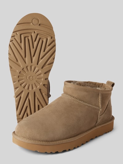 Peek & Cloppenburg UGGBoots aus Leder Modell 'CLASSIC ULTRA MINI' in camel Cyber Monday