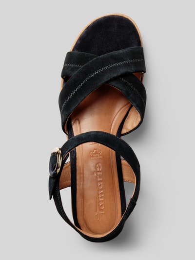 Peek & Cloppenburg TamarisSandalette mit Dornschließe in marine Vatertagsangebot