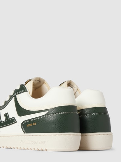 Peek & Cloppenburg Flamingos LifeSneaker mit Label-Details Modell 'RETRO 86s' in gruen Neueste Mode