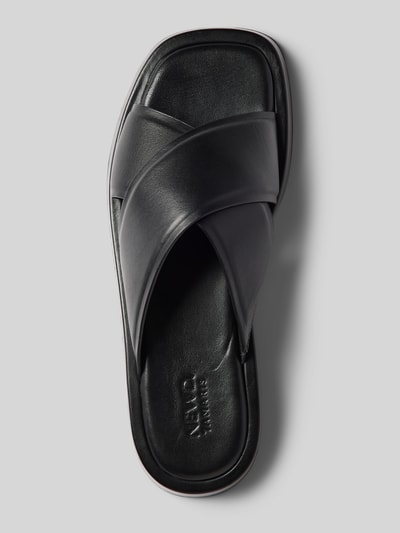 Peek & Cloppenburg Newd TamarisLederslides mit Label-Prägung in black Neuheiten