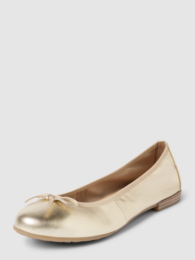 Peek & Cloppenburg Marco TozziLederballerinas in metallic in gold Bestseller