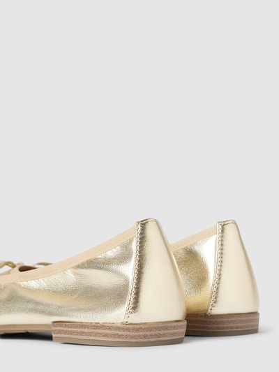 Peek & Cloppenburg Marco TozziLederballerinas in metallic in gold Bestseller