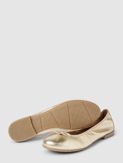 Peek & Cloppenburg Marco TozziLederballerinas in metallic in gold Bestseller