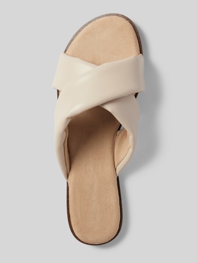 Peek & Cloppenburg Tom TailorSandalette in Leder-Optik in beige Räumungsverkauf
