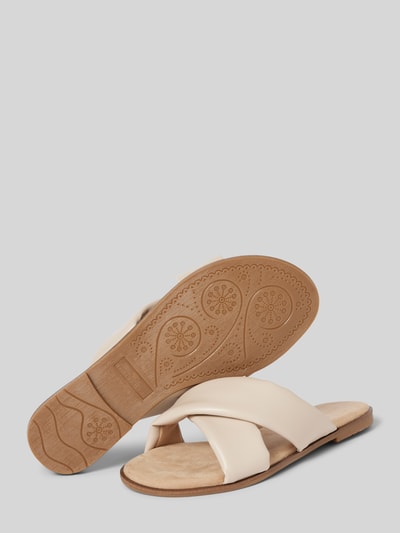 Peek & Cloppenburg Tom TailorSandalette in Leder-Optik in beige Räumungsverkauf