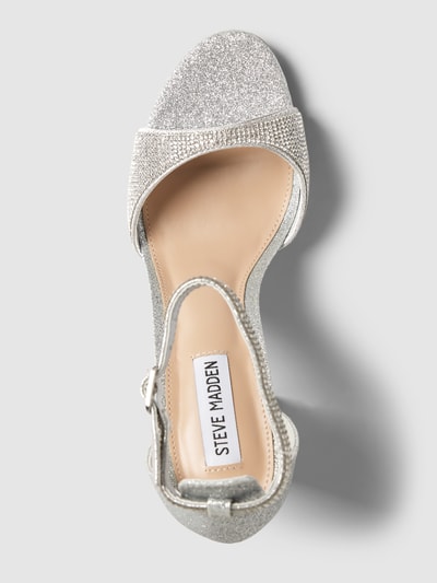 Peek & Cloppenburg Steve MaddenSandalette mit Strasssteinbesatz Modell 'CAPSULE' in silber Sonderangebote