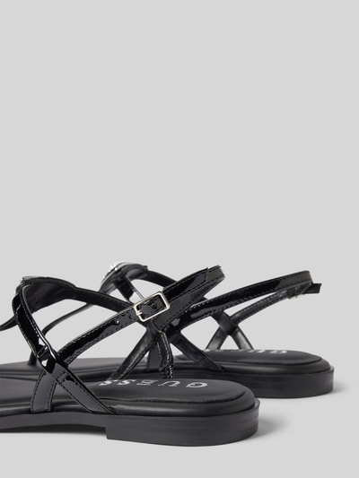 Peek & Cloppenburg GuessZehentrenner mit Label-Applikation Modell 'RAINEY' in black Kostenlose Rückgabe