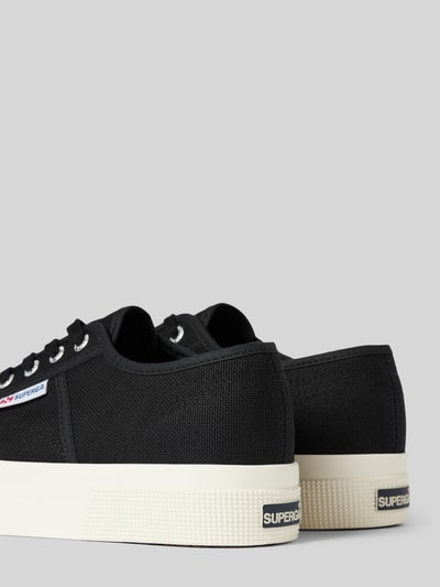 Peek & Cloppenburg SupergaLow Top Sneaker in unifarbenem Design mit Label-Detail in black JETZT KAUFEN