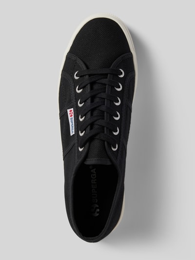 Peek & Cloppenburg SupergaLow Top Sneaker in unifarbenem Design mit Label-Detail in black JETZT KAUFEN