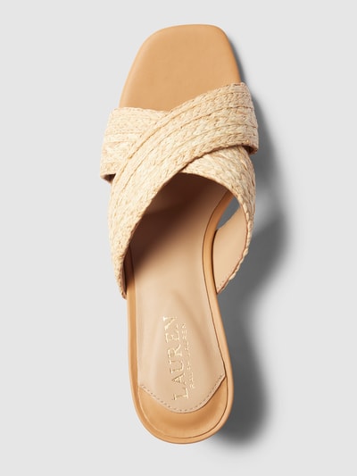 Peek & Cloppenburg Lauren Ralph LaurenSandalette mit Blockabsatz Modell 'FREDDI' in beige Neueste Stile