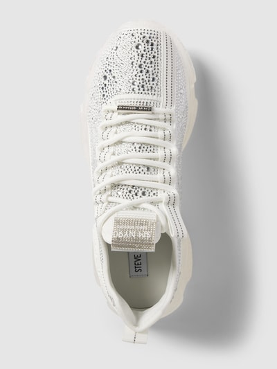 Peek & Cloppenburg Steve MaddenSneaker mit Ziersteinbesatz Modell 'MAXIMA-R' in offwhite Bis zu 50% Rabatt