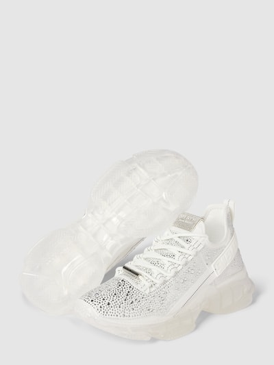 Peek & Cloppenburg Steve MaddenSneaker mit Ziersteinbesatz Modell 'MAXIMA-R' in offwhite Bis zu 50% Rabatt