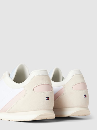 Peek & Cloppenburg Tommy HilfigerSneaker aus Leder mit Label-Stitching in weiss Bis zu 65% Rabatt