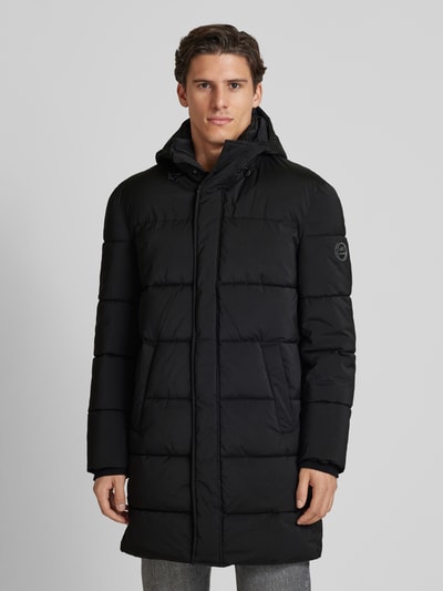 Peek & Cloppenburg Christian Berg MenSteppjacke mit Kapuze in black Discount Store für neue Produkte