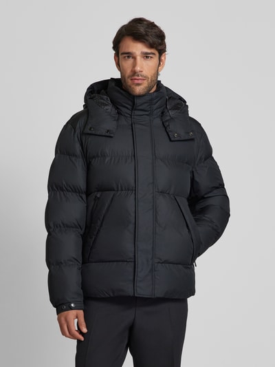 Peek & Cloppenburg BOSSSteppjacke mit Kapuze Modell 'Corbinian' in black Nur noch ein Tag übrig