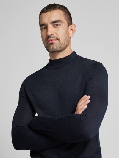 Peek & Cloppenburg Christian Berg MenStrickpullover mit Turtleneck in marine Super Rabatt