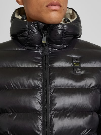 Peek & Cloppenburg Blauer UsaRegular Fit Steppjacke mit Kapuze Modell 'ADAMS' in black Clearance-Verkauf