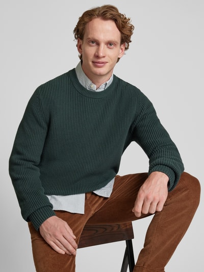 Peek & Cloppenburg MCNEALStrickpullover mit Rundhalsausschnitt in bottle Kostenloser Versand international