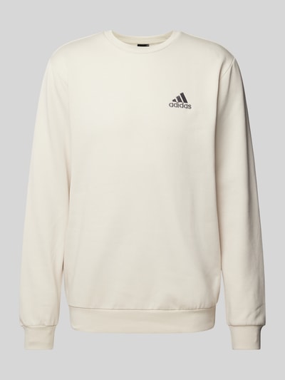 Peek & Cloppenburg ADIDAS SPORTSWEARSweatshirt mit gerippten Abschlüssen in sand Verkauf