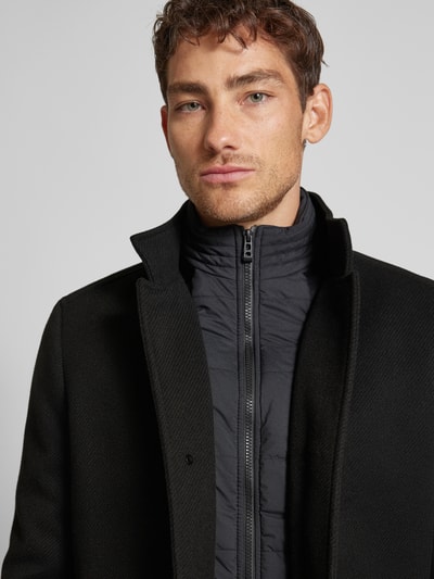 Peek & Cloppenburg MCNEALMantel mit Stehkragen in black im Angebot