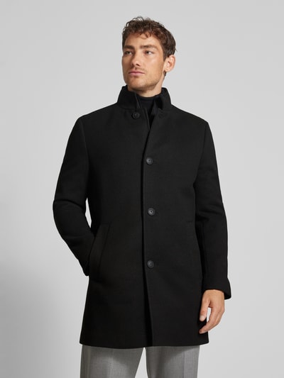 Peek & Cloppenburg MCNEALMantel mit Stehkragen in black im Angebot