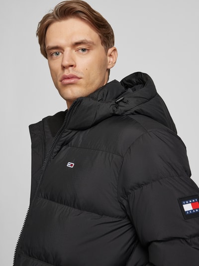 Peek & Cloppenburg Tommy JeansSteppjacke mit Logo-Stitching in black Fabrikverkauf