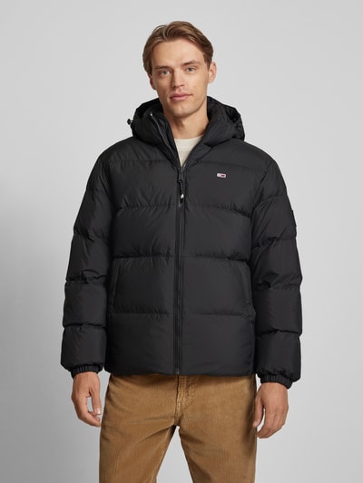 Peek & Cloppenburg Tommy JeansSteppjacke mit Logo-Stitching in black Fabrikverkauf
