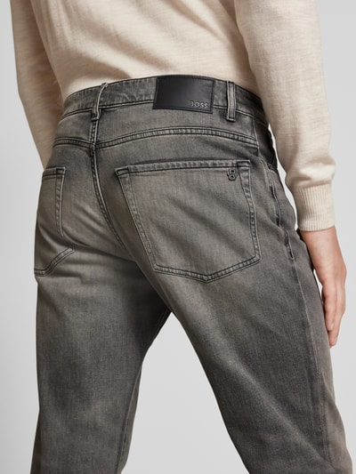 Peek & Cloppenburg BOSS OrangeRegular Fit Jeans im 5-Pocket-Design Modell 'RE.MAINE BO' in dunkelgrau Blitzverkäufe