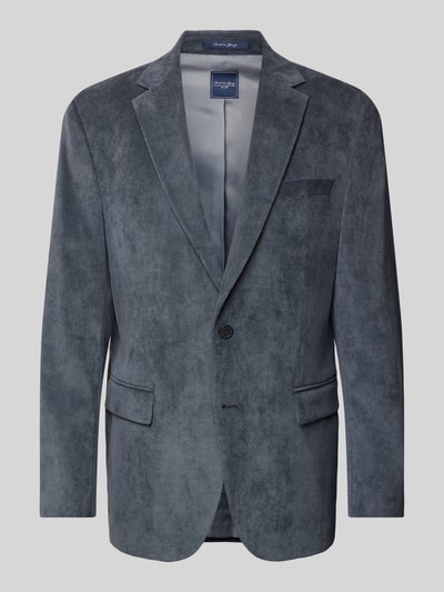 Peek & Cloppenburg Christian Berg Men2-Knopf-Sakko mit Reverskragen in blau Fabrikpreis