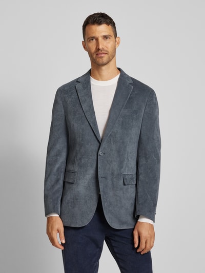 Peek & Cloppenburg Christian Berg Men2-Knopf-Sakko mit Reverskragen in blau Fabrikpreis
