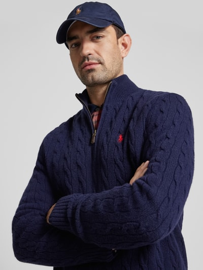 Peek & Cloppenburg Polo Ralph LaurenPullover mit Kaschmiranteil in marine Günstig kaufen