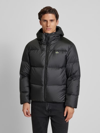 Peek & Cloppenburg LacosteSteppjacke mit Kapuze in black Großer Ausverkauf