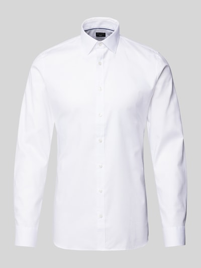 Peek & Cloppenburg OLYMP No. SixSuper Slim Fit Business-Hemd mit Kentkragen in weiss Preisnachlass