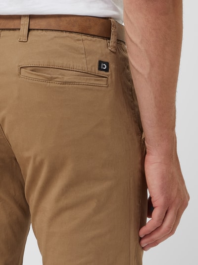Peek & Cloppenburg Tom Tailor DenimSlim Fit Chino mit Gürtel in camel Cyber Monday