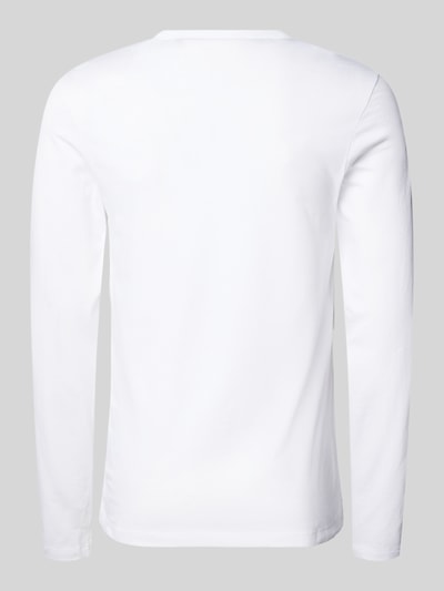 Peek & Cloppenburg BOSSLongsleeve mit Label-Stitching im 3er-Pack in dunkelblau Jubiläumsangebot