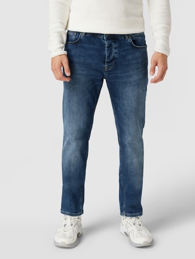 Peek & Cloppenburg REVIEWSlim Fit Jeans mit Stretch-Anteil in dunkelblau Lagerräumung