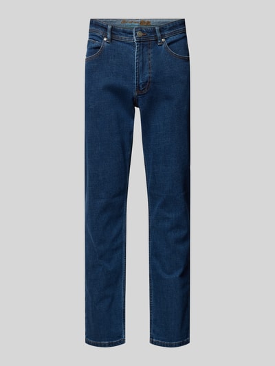 Peek & Cloppenburg Christian Berg MenRegular Fit Jeans im 5-Pocket-Design in ocean Top Angebot