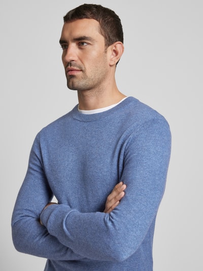 Peek & Cloppenburg MCNEALStrickpullover mit Rundhalsausschnitt in royal melange Neueste Mode