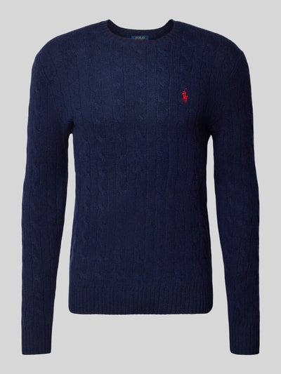 Peek & Cloppenburg Polo Ralph LaurenPullover mit Logo-Stitching in marine Online Outlet