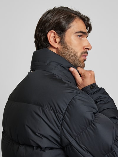 Peek & Cloppenburg BOSSSteppmantel mit Kapuze Modell 'Donden' in black Große Rabatte